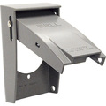 Bell Outdoor Electrical Box Cover, Vertical, 1 Gang, Rectangular, Aluminum, Flip and Snap 5030-0
